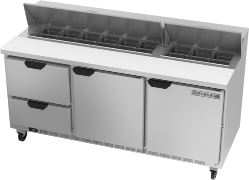 Beverage Air SPED72HC-18-2 Refrigerated Counter, Sandwich / Salad Unit