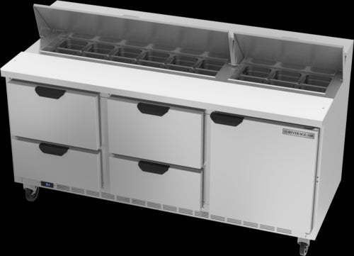 Beverage Air SPED72HC-18-4 Refrigerated Counter, Sandwich / Salad Unit