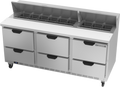 Beverage Air SPED72HC-18-6 Refrigerated Counter, Sandwich / Salad Unit