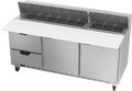 Beverage Air SPED72HC-18C-2 Refrigerated Counter, Sandwich / Salad Unit