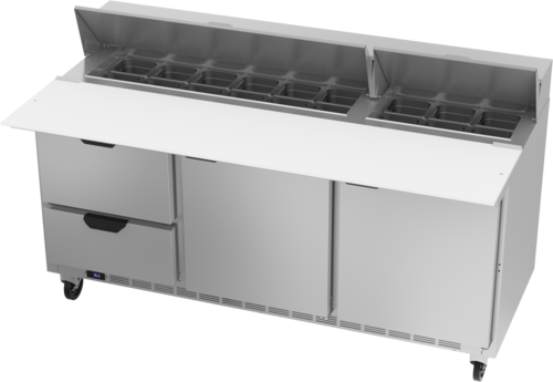 Beverage Air SPED72HC-18C-2 Refrigerated Counter, Sandwich / Salad Unit