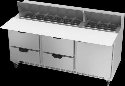 Beverage Air SPED72HC-18C-4 Refrigerated Counter, Sandwich / Salad Unit