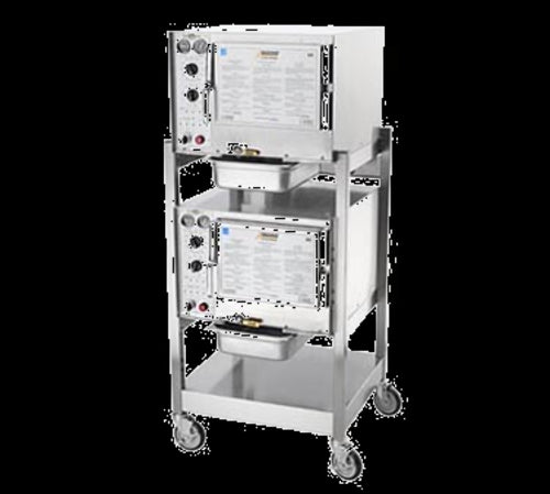 AccuTemp S32083D100 DBL Steamer, Convection, Electric, Boilerless, Floor Model
