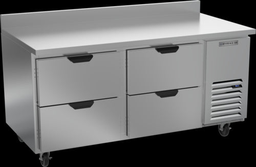 Beverage Air WTRD67AHC-4 Refrigerated Counter, Work Top