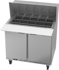 Beverage Air SPE36HC-15M Refrigerated Counter, Mega Top Sandwich / Salad Unit