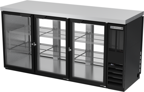 Beverage Air BB72HC-1-G-PT-B-27 Back Bar Cabinet, Refrigerated, Pass-Thru