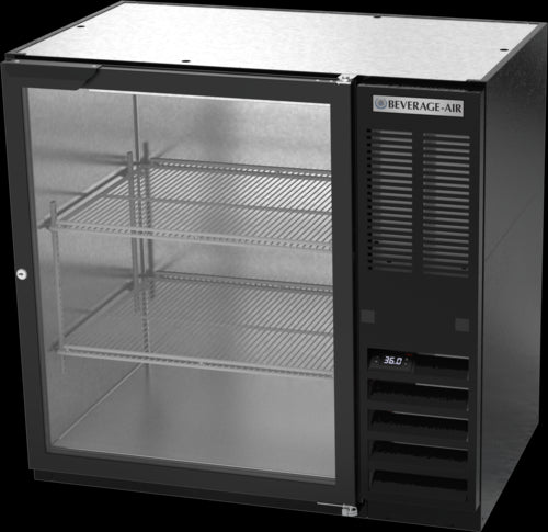 Beverage Air BB36HC-1-G-B Back Bar Cabinet, Refrigerated