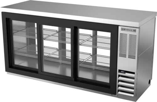 Beverage Air BB72HC-1-GS-F-PT-S-27 Back Bar Cabinet, Refrigerated, Pass-Thru