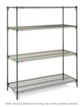Metro A446K3 Shelving Unit, Wire