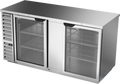 Beverage Air BB68HC-1-FG-S Back Bar Cabinet, Refrigerated