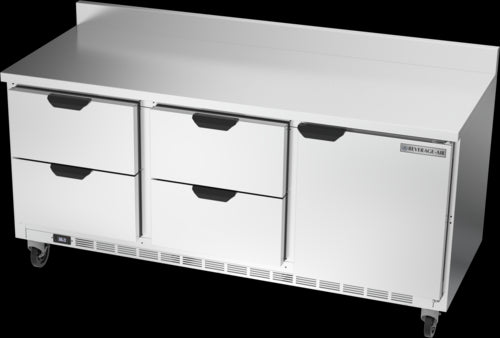 Beverage Air WTRD72AHC-4-FIP Refrigerated Counter, Work Top