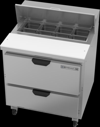 Beverage Air SPED32HC-08-2 Refrigerated Counter, Sandwich / Salad Unit