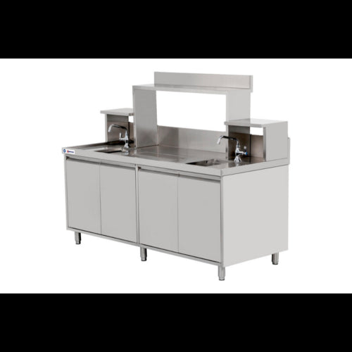 Omcan 48405 Underbar Ice Bin/Cocktail Station, Blender Station