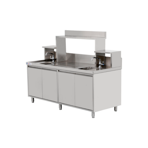Omcan 48405 Underbar Ice Bin/Cocktail Station, Blender Station