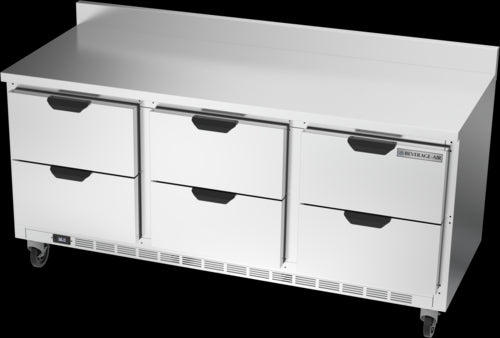 Beverage Air WTRD72AHC-6-FIP Refrigerated Counter, Work Top