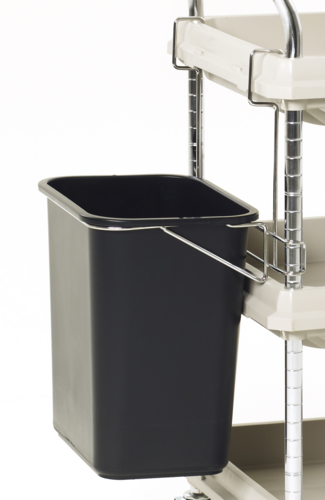 Metro BCWB2D Trash Receptacle, for Bus Cart