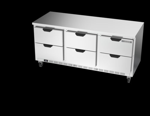 Beverage Air WTRD72AHC-6-FLT Refrigerated Counter, Work Top