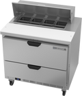 Beverage Air SPED36HC-08-2 Refrigerated Counter, Sandwich / Salad Unit