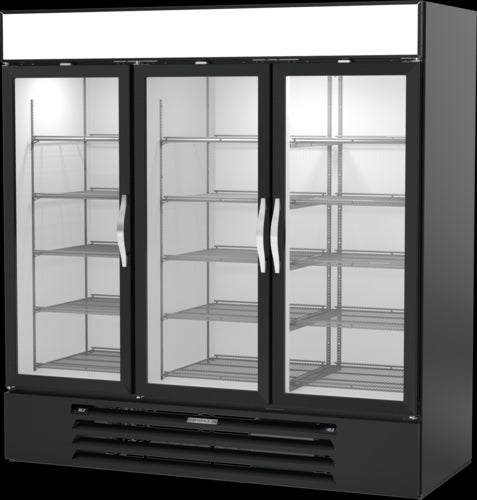 Beverage Air MMRF72HC-1-B-BW Refrigerator Freezer Merchandiser
