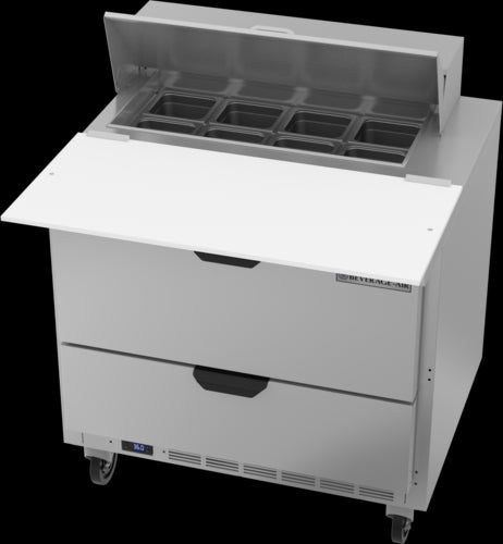 Beverage Air SPED36HC-08C-2 Refrigerated Counter, Sandwich / Salad Unit