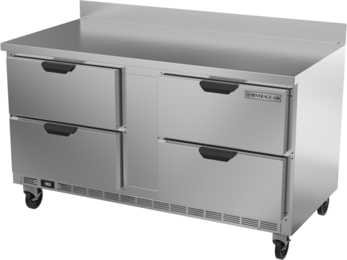 Beverage Air WTFD60AHC-4 Freezer Counter, Work Top