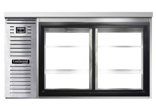 Continental BB59NSSSGDPT Back Bar Cabinet, Refrigerated, Pass-Thru