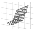 Metro PBA-CHD Shelving, Wall Grid Shelf