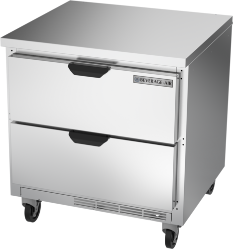 Beverage Air WTRD32AHC-2-FLT Refrigerated Counter, Work Top