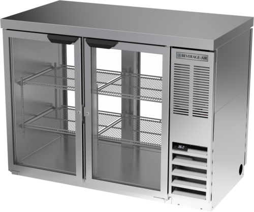 Beverage Air BB48HC-1-G-PT-S-27 Back Bar Cabinet, Refrigerated, Pass-Thru