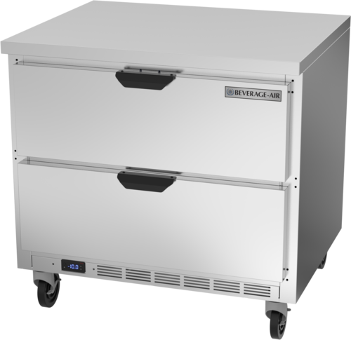Beverage Air WTFD36AHC-2-FLT Freezer Counter, Work Top