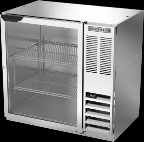 Beverage Air BB36HC-1-FG-S Back Bar Cabinet, Refrigerated