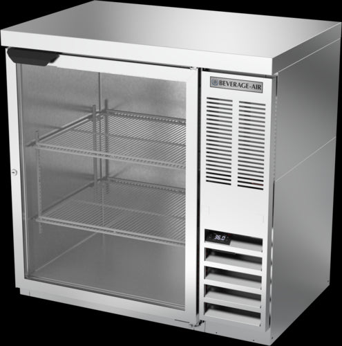 Beverage Air BB36HC-1-G-S-27 Back Bar Cabinet, Refrigerated