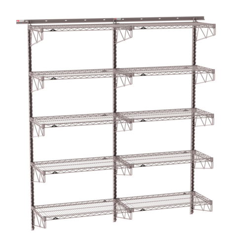 Metro SW-1872K4-85-5TIER Shelving, Wall Grid Unit