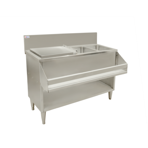 Omcan 48138 Underbar Ice Bin/Cocktail Station, Sink Combo
