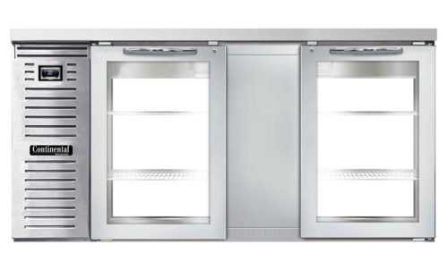 Continental BB69NSSGDPT Back Bar Cabinet, Refrigerated, Pass-Thru