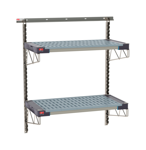 Metro SW-1836S4-45-2TIER Shelving, Wall Grid Unit
