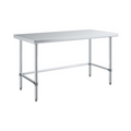 Sapphire SMTEO-3072G Work Table,  63" - 72", Stainless Steel Top