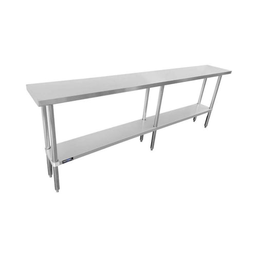 Sapphire SMTE-1884S Work Table,  73" - 84", Stainless Steel Top