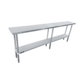 Sapphire SMTE-2484G Work Table,  73" - 84", Stainless Steel Top