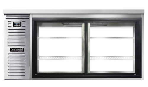 Continental BB69NSSSGDPT Back Bar Cabinet, Refrigerated, Pass-Thru