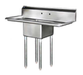 Blue Air BS1-18-12/2D Sink, (1) One Compartment