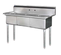 Blue Air BS3-18-12/N Sink, (3) Three Compartment