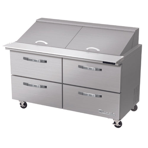 Blue Air BLMT60-D4-HC Refrigerated Counter, Mega Top Sandwich / Salad Unit