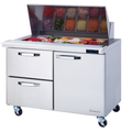 Blue Air BLMT60-D2L-HC Refrigerated Counter, Mega Top Sandwich / Salad Unit
