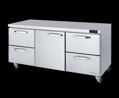 Blue Air BLUR72-D4RL-HC Refrigerator, Undercounter, Reach-In