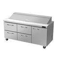 Blue Air BLPT72-D4LM-HC Refrigerated Counter, Sandwich / Salad Unit