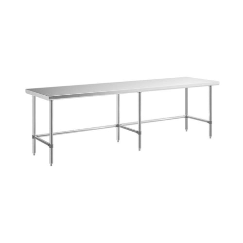 Sapphire SMTEO-18108S Work Table,  97" - 108", Stainless Steel Top