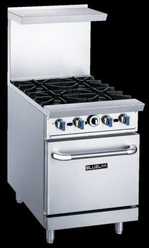 Blue Air BLR24-4B Range, 24" Restaurant, Gas