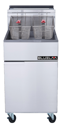 Blue Air BLF5-LPG Fryer, Gas, Floor Model, Full Pot