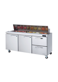 Blue Air BLPT72-D2R-HC Refrigerated Counter, Sandwich / Salad Unit